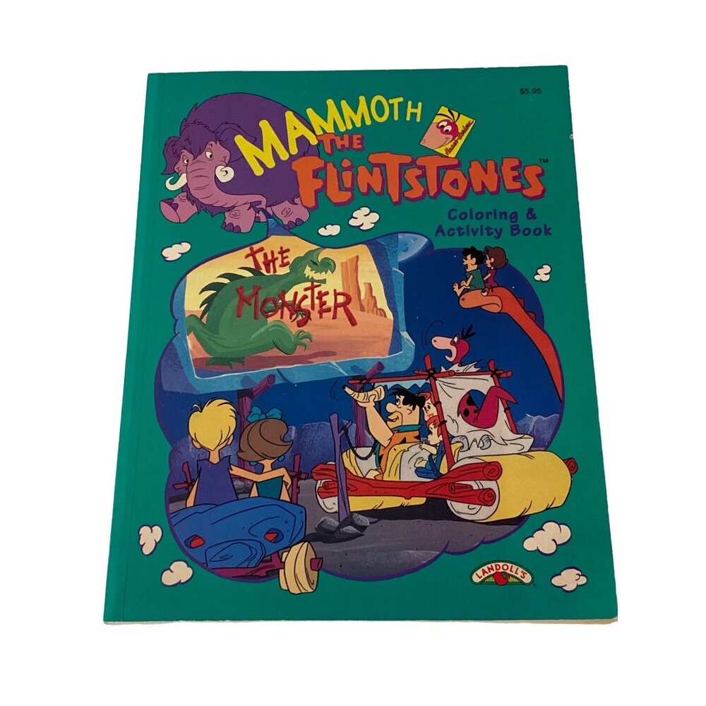 Mammoth Flintstones Color and Activity Book 1994 Landolls limited print